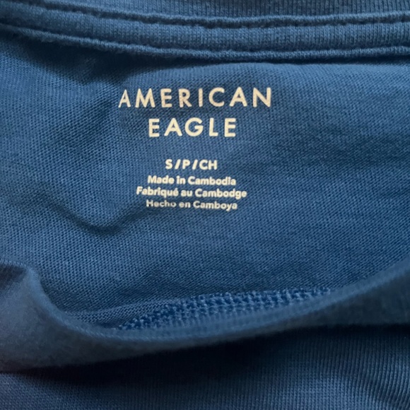 American Eagle Boxy Destination Graphic T-shirt Size Small - Picture 3 of 3